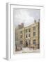 Building in Old Broad Street Which Bears the Pinners' Hall Sign, City of London, 1815-George Shepherd-Framed Giclee Print