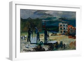 Building New Houses, 1933-Roman Matveevich Semashkevich-Framed Giclee Print