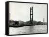 Building of Golden Gate Bridge-null-Framed Stretched Canvas