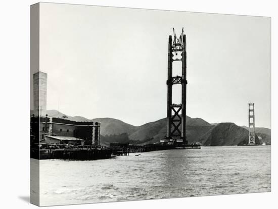 Building of Golden Gate Bridge-null-Stretched Canvas