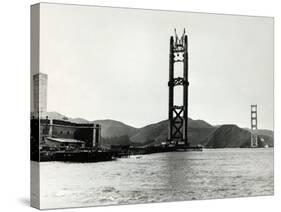 Building of Golden Gate Bridge-null-Stretched Canvas