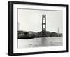 Building of Golden Gate Bridge-null-Framed Premium Photographic Print