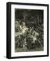 Building of Solomon's Temple in Lebanon with Cedar-null-Framed Giclee Print