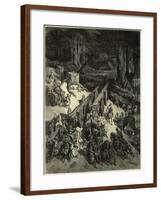 Building of Solomon's Temple in Lebanon with Cedar-null-Framed Giclee Print