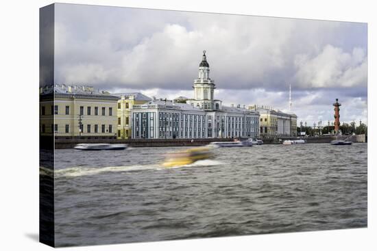 Building of the First Russian Museum Kunstkamera (Kustkammer) in St. Petersburg, Russia-Gavin Hellier-Stretched Canvas