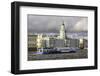 Building of the First Russian Museum Kunstkamera (Kustkammer) in St. Petersburg, Russia-Gavin Hellier-Framed Photographic Print