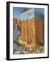 Building of the Temple of Jerusalem-Science Source-Framed Giclee Print