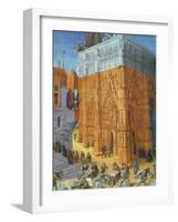 Building of the Temple of Jerusalem-Science Source-Framed Giclee Print