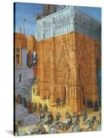 Building of the Temple of Jerusalem-Science Source-Stretched Canvas