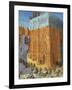 Building of the Temple of Jerusalem-Science Source-Framed Giclee Print