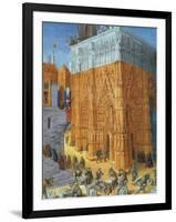 Building of the Temple of Jerusalem-Science Source-Framed Giclee Print