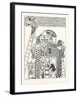 Building of the Tower of Babel-null-Framed Giclee Print