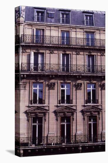 Building on Avenue De L'Opera, Paris, Ile-De-France, Detail, France-null-Stretched Canvas