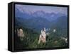 Building on Hill Neuschwanstein Germany-null-Framed Stretched Canvas