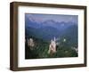 Building on Hill Neuschwanstein Germany-null-Framed Photographic Print