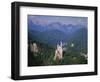 Building on Hill Neuschwanstein Germany-null-Framed Photographic Print