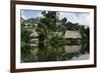 Building on Stilts Reflected in the River Amazon, Peru, South America-Sybil Sassoon-Framed Photographic Print