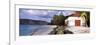 Building on the Beach, Cinnamon Bay, Virgin Islands National Park, St. John, US Virgin Island-null-Framed Photographic Print