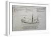 Building Plans for Galley by Unknown Artist, 17th Century-null-Framed Giclee Print