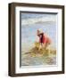 Building Sandcastles-Paul Gribble-Framed Giclee Print