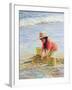 Building Sandcastles-Paul Gribble-Framed Giclee Print