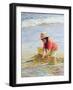 Building Sandcastles-Paul Gribble-Framed Giclee Print