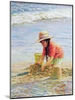 Building Sandcastles-Paul Gribble-Mounted Giclee Print