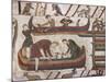 Building Ships in Preparation for War, Bayeux Tapestry, Bayeux, Normandy, France, Europe-Rawlings Walter-Mounted Photographic Print