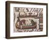 Building Ships in Preparation for War, Bayeux Tapestry, Bayeux, Normandy, France, Europe-Rawlings Walter-Framed Photographic Print