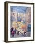 Building Site in Paris, Quai De Passy, 1907-Maximilien Luce-Framed Giclee Print