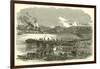 Building the Bridge at Fredericksburg, December 1862-null-Framed Giclee Print