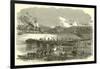 Building the Bridge at Fredericksburg, December 1862-null-Framed Giclee Print