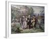 Building the Cradle of Liberty-Jean Leon Gerome Ferris-Framed Giclee Print