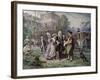 Building the Cradle of Liberty-Jean Leon Gerome Ferris-Framed Giclee Print