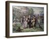 Building the Cradle of Liberty-Jean Leon Gerome Ferris-Framed Giclee Print