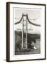 Building the Golden Gate Bridge-null-Framed Art Print