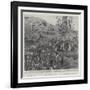 Building the Great Nile Dam, General View of the Operations at Assouan-null-Framed Giclee Print