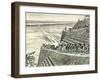 Building the Great Pyramid at Giza-Peter Jackson-Framed Giclee Print