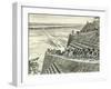 Building the Great Pyramid at Giza-Peter Jackson-Framed Giclee Print