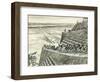 Building the Great Pyramid at Giza-Peter Jackson-Framed Giclee Print
