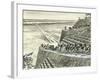 Building the Great Pyramid at Giza-Peter Jackson-Framed Giclee Print