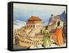 Building the Great Wall of China-Mcbride-Framed Stretched Canvas