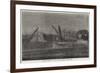 Building the Lapwing and Ringdove Dispatch Gun-Vessels by Gaslight, at Cowes-null-Framed Giclee Print