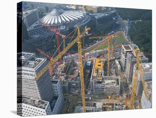 Building the New Potsdamerplatz, Berlin, Germany, 2002-G Richardson-Stretched Canvas