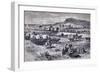 Building the Northern Pacific Railroad, from Harper's Weekly, 17th July 1875-null-Framed Giclee Print