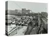 Building the Sewer at Stratford High Street, West Ham, London, 1905-null-Stretched Canvas