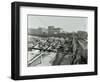 Building the Sewer at Stratford High Street, West Ham, London, 1905-null-Framed Photographic Print