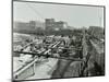 Building the Sewer at Stratford High Street, West Ham, London, 1905-null-Mounted Photographic Print
