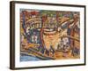 Building the Ships. Study, 1903-Nicholas Roerich-Framed Giclee Print