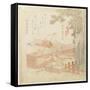 Building the Tsurugaoka Machimangu Shrine-Kubo Shunman-Framed Stretched Canvas